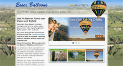 Desktop Screenshot of essexballoons.co.uk